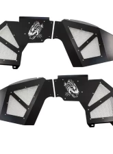 Fishbone Offroad Black Powder Coated Aluminum Front Inner Fenders Jeep Wrangler JL | Gladiator JT 2/4-Door 2018+                                     - FB33130F - Image 9