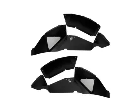 Fishbone Offroad Black Powder Coated Aluminum Rear Inner Fenders Jeep Wrangler JL 2|4-Door 2018+