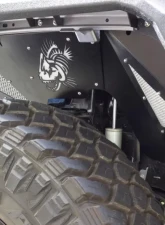 Fishbone Offroad Black Powder Coated Aluminum Front Inner Fenders Jeep Wrangler JL | Gladiator JT 2/4-Door 2018+                                     - FB33130F - Image 8