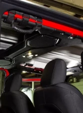 Fishbone Offroad Grab Handles w/ Straps Jeep Wrangler JL 2-Door 2018+                                     - FB55153 - Image 5