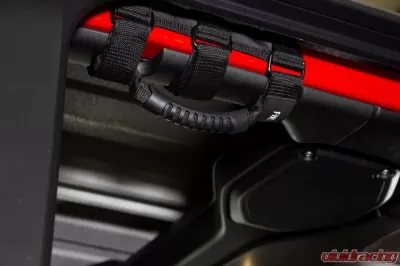 Fishbone Offroad Grab Handles w/ Straps Jeep Wrangler JL 2-Door 2018+ - FB55153
