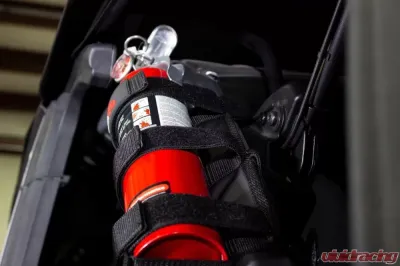 Fishbone Offroad Black Fire Extinguisher Holder Jeep Wrangler JL 2-Door 2018+ - FB55154