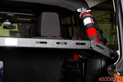 Fishbone Offroad Black Fire Extinguisher Holder Jeep Wrangler JL 2-Door 2018+ - FB55154