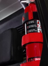 Fishbone Offroad Red Fire Extinguisher Holder Jeep Wrangler JL 2-Door 2018+                                     - FB55155 - Image 6