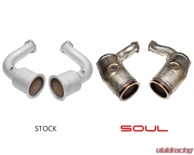 Soul Performance Sport Catalytic Converter Downpipes Lamborghini Urus 2018+ - LAM.URUS.SCC