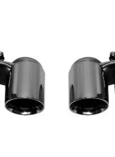 Soul Performance Valved Performance Exhaust System with Standard Controller Black Chrome Tips Porsche 991 Carrera 2012-2015                                     - POR.9911.VES.BC.VC - Image 9