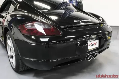 Soul Performance Performance Exhaust System Slash Cut Single Wall Brushed Finish Tips Porsche 987.1 Cayman | Boxster 2005-2008 - POR.9871.ESX.SLTBR