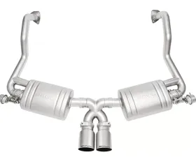 Soul Performance Valved Exhaust System Straight Cut Single Wall Matte Black Tips Porsche 987.2 Cayman | Boxster 2009-2012