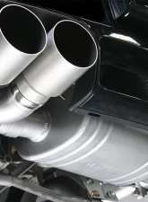 Soul Performance Valved Exhaust System Straight Cut Single Wall Brushed Finish Tips Porsche 987.2 Cayman | Boxster 2009-2012                                     - POR.9872.VES.SWTBR - Image 6