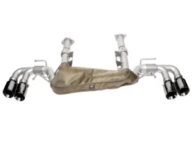 Soul Performance Dual Wall 4-Inch Slash Cut Performance Rear Exhaust System Matte Black Chevrolet Corvette C8 2019-2024