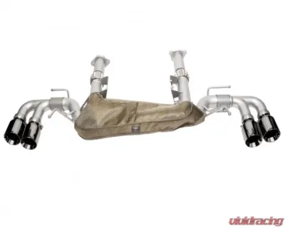 Soul Performance Dual Wall 4-Inch Straight Cut Performance Rear Exhaust System Matte Black Chevrolet Corvette C8 2019-2024 - CHEV.C8.ES.SWT.MB