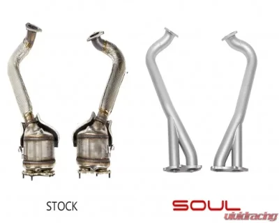 Soul Performance Competition Over Axle Pipes Porsche 718 GT4 | 718 Spyder | GTS Cayman 2020-2024 - POR.718GT4.OP