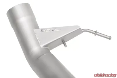 Soul Performance Resonated Muffler Bypass Exhaust 3.5 Inch Straight Cut Single Wall Black Tips BMW M6 F06 | F12 | F13 2013-2018 CLEARANCE - BMW.M6.MB.SWTB