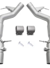 Soul Performance Resonated Muffler Bypass Exhaust 3.5 Inch Straight Cut Single Wall Black Tips BMW M6 F06 | F12 | F13 2013-2018 CLEARANCE                                     - BMW.M6.MB.SWTB - Image 11