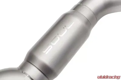 Soul Performance Resonated Muffler Bypass Exhaust 3.5 Inch Straight Cut Single Wall Black Tips BMW M6 F06 | F12 | F13 2013-2018 CLEARANCE - BMW.M6.MB.SWTB