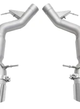 Soul Performance Resonated Muffler Bypass Exhaust 3.5 Inch Slash Cut Single Wall Brushed Tips BMW M5 F10 2012-2017                                     - BMW.F10.MB.SLTBR - Image 10