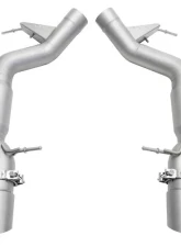 Soul Performance Resonated Muffler Bypass Exhaust 3.5 Inch Slash Cut Single Wall Satin Tips BMW M5 F10 2012-2017                                     - BMW.F10.MB.SLT - Image 8