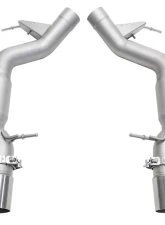 Soul Performance Resonated Muffler Bypass Exhaust 3.5 Inch Straight Cut Single Wall Brushed Tips BMW M5 F10 2012-2017                                     - BMW.F10.MB.SWTBR - Image 8