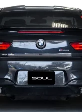Soul Performance Resonated Muffler Bypass Exhaust 3.5 Inch Straight Cut Single Wall Black Tips BMW M6 F06 | F12 | F13 2013-2018 CLEARANCE                                     - BMW.M6.MB.SWTB - Image 7