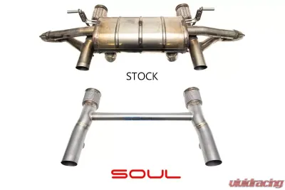 Soul Performance Performante Titanium Race Exhaust System Raw Finish Lamborghini Huracan Performante 2019-2020 - LAM.PER.RACEESX