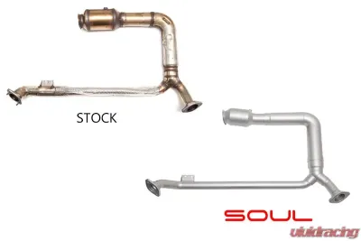 Soul Performance Street Package Valved Long Polished Chrome Tips Porsche 718 Cayman | Boxster 2017-2024 - POR.718.STPKG.POT