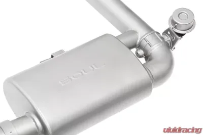 Soul Performance Street Package Valved Long Black Chrome Tips Porsche 718 Cayman | Boxster 2017-2024 - POR.718.STPKG.BC