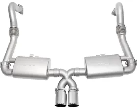 Soul Performance Street Package Valved Long Polished Chrome Tips Porsche 718 Cayman | Boxster 2017-2024