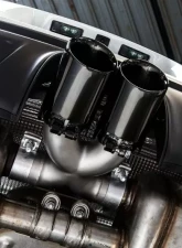 Soul Performance Street Package Valved Long Black Chrome Tips Porsche 718 Cayman | Boxster 2017-2024                                     - POR.718.STPKG.BC - Image 4