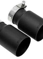 Soul Performance Resonated Muffler Bypass Exhaust 3.5 Inch Straight Cut Single Wall Black Tips BMW M6 F06 | F12 | F13 2013-2018 CLEARANCE                                     - BMW.M6.MB.SWTB - Image 4