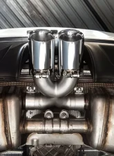 Soul Performance Bolt-On X-Pipe With Polished Chrome Short Tips Porsche 718 Cayman | Boxster 2017-2024                                     - POR.718.XT.POTS - Image 5