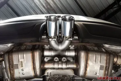 Soul Performance Bolt-On X-Pipe With Polished Chrome Short Tips Porsche 718 Cayman | Boxster 2017-2024 - POR.718.XT.POTS