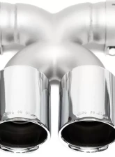 Soul Performance Performance Exhaust System Manual Trans Straight Cut Single Wall Black Tips Porsche 718 Cayman | Boxster 2017-2024                                     - POR.718M.ESX.SWTB - Image 6