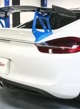 Soul Performance Performance Exhaust System Slash Cut Single Wall Satin Tips Porsche 981 Cayman | Boxster 2012-2024                                     - POR.981.ESX.SLT - Image 3