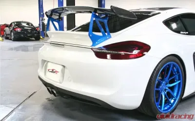 Soul Performance Performance Exhaust System Slash Cut Single Wall Satin Tips Porsche 981 Cayman | Boxster 2012-2024 - POR.981.ESX.SLT