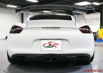 Soul Performance Performance Exhaust System Slash Cut Single Wall Satin Tips Porsche 981 Cayman | Boxster 2012-2024 - POR.981.ESX.SLT