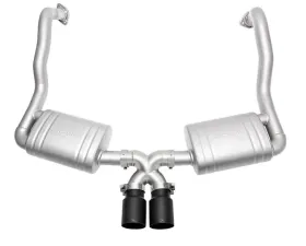 Soul Performance Performance Exhaust System Slash Cut Single Wall Black Tips Porsche 981 Cayman | Boxster 2012-2024