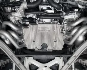 Soul Performance Long Tube Street Headers with HJS 200 cell cat Porsche 981 Cayman | Boxster 2012-2024