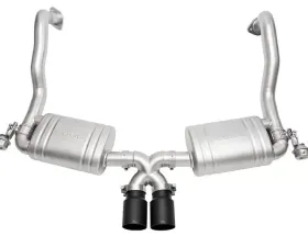 Soul Performance Performance Exhaust System Slash Cut Single Wall Black Tips Porsche 981 GT4 | Spyder 2015-2016