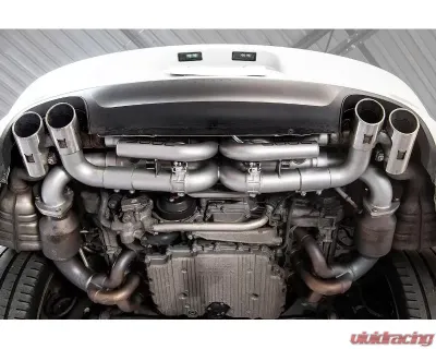 Soul Performance Valved Performance Exhaust System with PSE Valve Controller Polished Chrome Tips Porsche 991 Carrera 2012-2015 - POR.9911.VES.POL