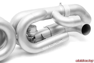 Soul Performance non-PSE Valved Performance Exhaust System Polished Chrome Tips Includes Valve Controller Porsche 991.1 Carrera 2012-2015 - POR.9911B.VES.POL.VC
