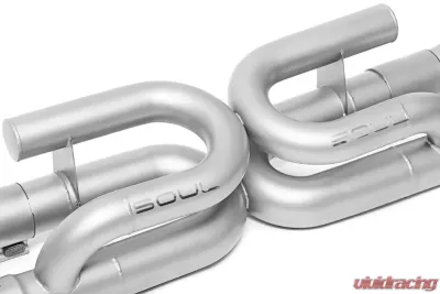 Soul Performance Street Package Non-PSE Performance Exhaust System Anti-Drone Black Chrome Tips S Model Porsche 991.2 Carrera 2017-2024 - POR.9912.ESX.BCS