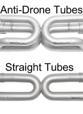 Soul Performance Street Package Non-PSE Performance Exhaust System Anti-Drone Black Chrome Tips S Model Porsche 991.2 Carrera 2017-2024                                     - POR.9912.ESX.BCS - Image 6