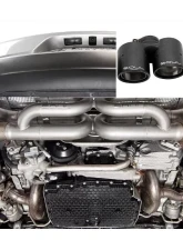 Soul Performance Street Package Non-PSE Performance Exhaust System Anti-Drone Carbon Fiber Tips S Model Porsche 991.2 Carrera 2017-2024                                     - POR.9912.ESX.CFTS - Image 7