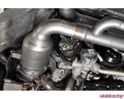 Soul Performance Street Package Non-PSE Performance Exhaust System Anti-Drone Catalytic Black Chrome Tips S Model Porsche 991.2 Carrera 2017-2024 - POR.9912.STPKG.BCS