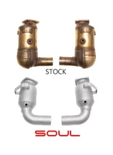 Soul Performance Street Package Non-PSE Performance Exhaust System Anti-Drone Catalytic Black Chrome Tips S Model Porsche 991.2 Carrera 2017-2024                                     - POR.9912.STPKG.BCS - Image 6