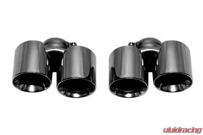 Soul Performance Street Package Non-PSE Performance Exhaust System Anti-Drone Catalytic Black Chrome Tips S Model Porsche 991.2 Carrera 2017-2024 - POR.9912.STPKG.BCS