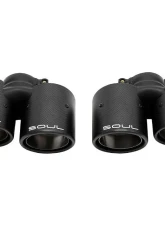 Soul Performance Street Package Non-PSE Performance Exhaust System Anti-Drone Catalytic Carbon Fiber Tips base Porsche 991.2 Carrera 2017-2024                                     - POR.9912.STPKG.CFT - Image 8