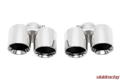 Soul Performance Street Package Non-PSE Performance Exhaust System Anti-Drone Catalytic Polished Chrome Tips S Model Porsche 991.2 Carrera 2017-2024 - POR.9912.STPKG.POLS