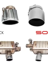 Soul Performance PSE Bolt-On Exhaust Tips 4.0 Inch Straight Cut Single Wall Brushed Tips Porsche 991.2 Carrera 2017-2024                                     - POR.9912PSE.SWT4BR - Image 10