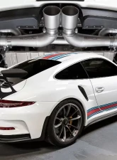 Soul Performance Competition Exhaust Non-Valved 4 Inch Straight Single Wall Brushed Tips Porsche 991.1 GT3 2013-2016                                     - POR.991GT3.PKG.SWT4BR - Image 6